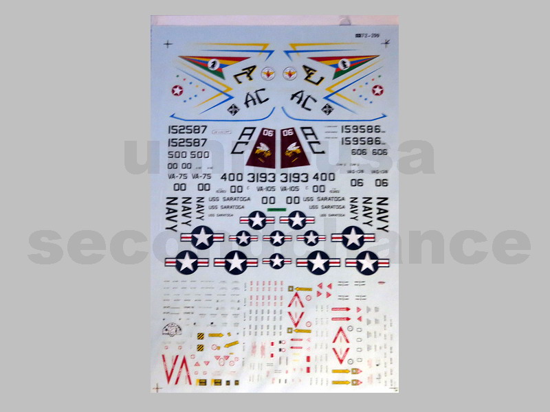MS72-299 PLANES OF CARRIER AIR WING 3 1/72